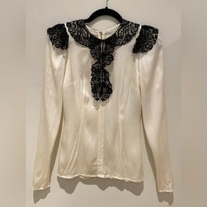 DOLCE & GABBANA silk top 36 / 0/ XS